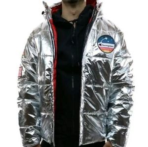Champion Puffer jacket NASA Silver men's XL